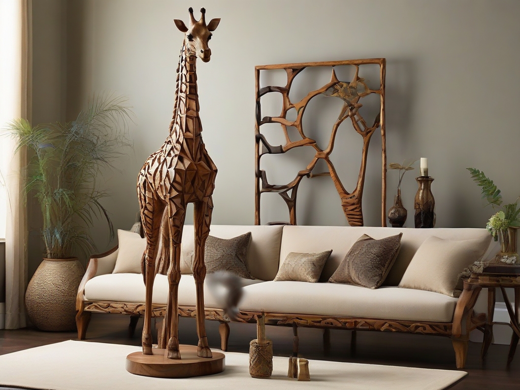 Safari Chic: Infusing Adventure with Giraffe Statues in Home Decor