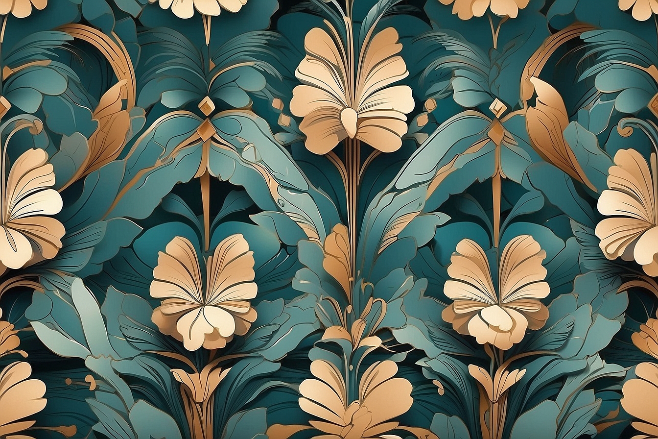 Transforming Rooms with Chic Deco Wallpaper Statements : Timeless Elegance
