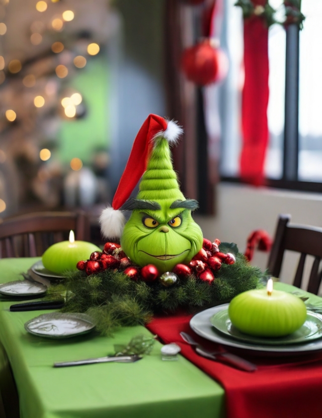 Deck the Halls: Unveiling the Ultimate Grinch-Inspired Table Decor