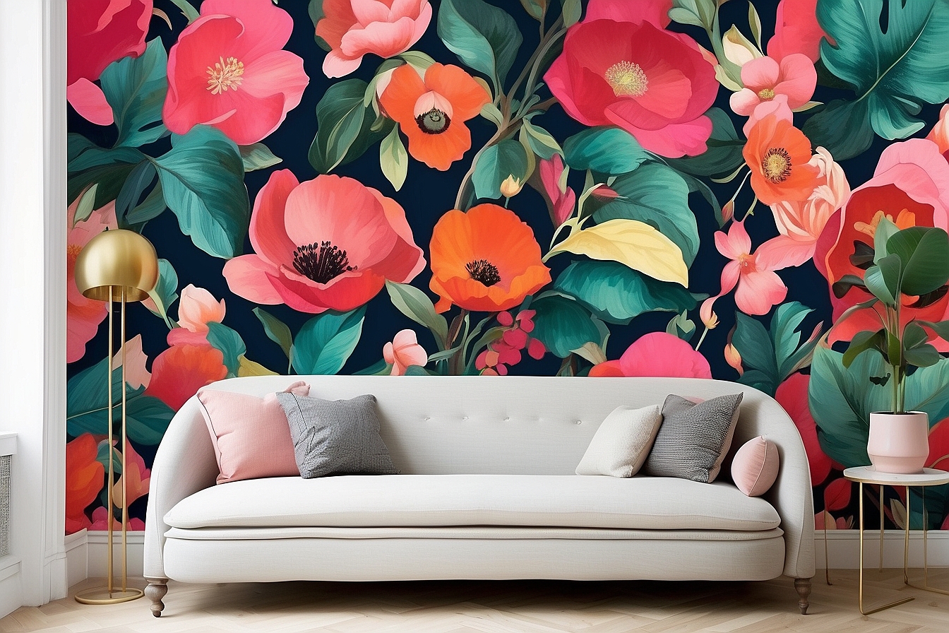 Transforming Walls with Massive Wallpaper Statements : Peel, Stick, and Impress