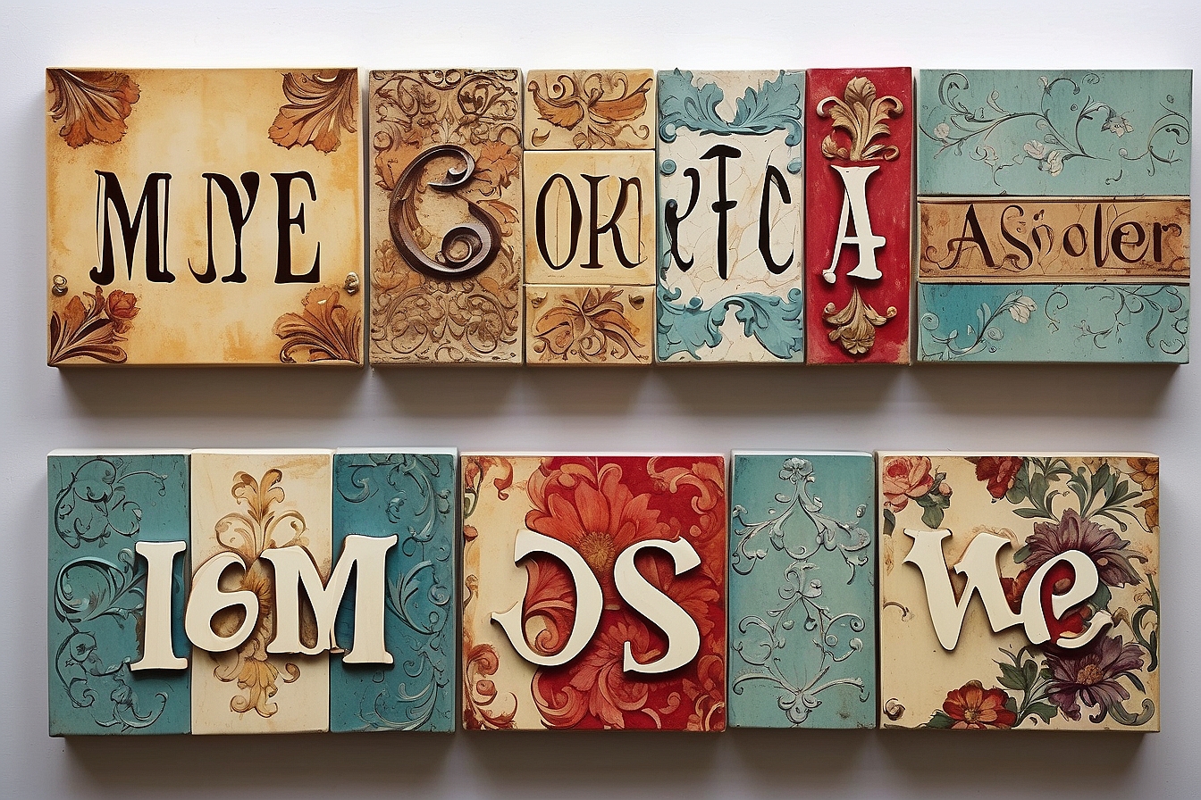 Wall Wonders: Transforming Your Home with Name Tiles Decor
