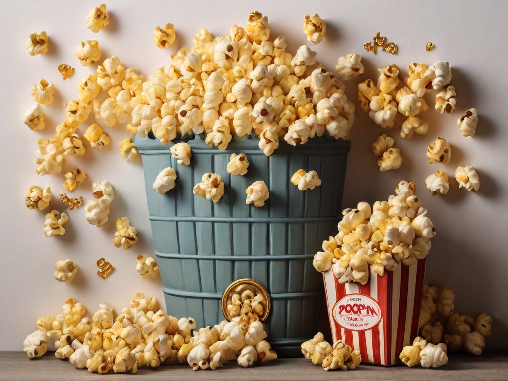Crunchy Chic: Elevate Your Décor with Playful Popcorn Wall Accents