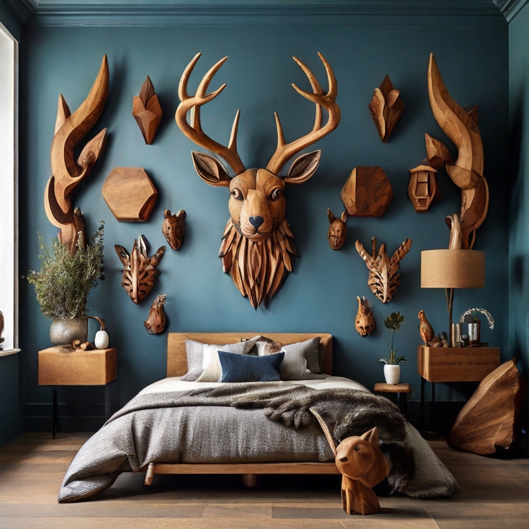 Elevate Your Space with Wooden Animal Wall Decor : Wild Woodlands