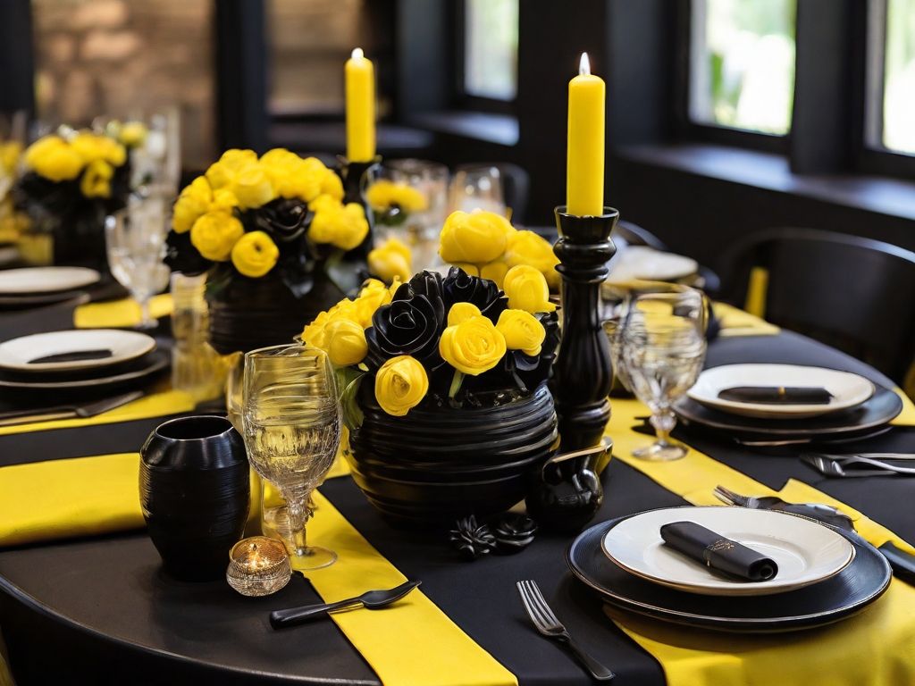 Glamorous Decor: Enhancing Spaces with Silver and Black Themes