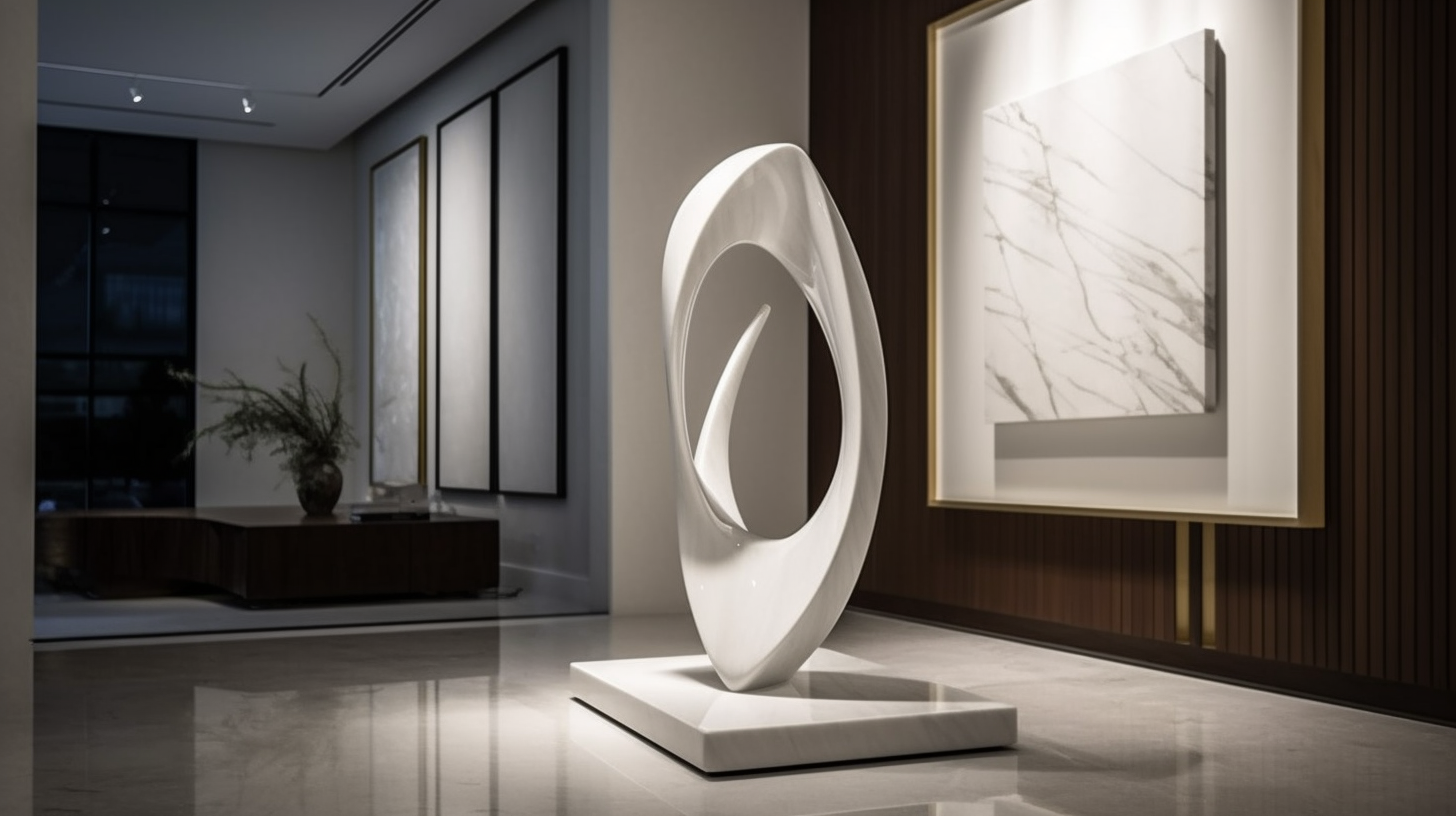 Sculpting Dreams: The Timeless Beauty of White Modern Art